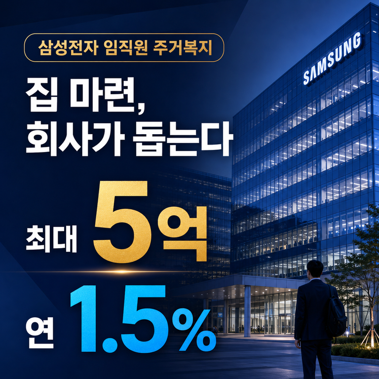 삼성전자 임직원 5억 주택대출 시행｜연 1.5% 조건과 DSR 영향