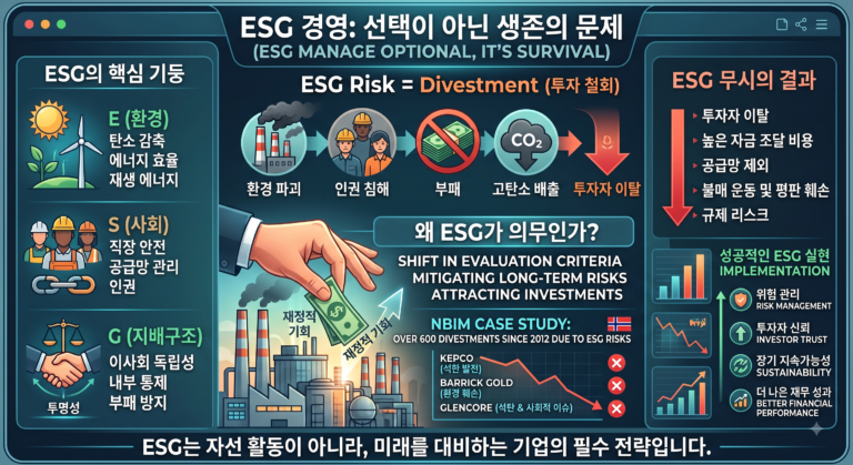 실제 투자 철회 사례로 보는 ESG 경영의 중요성, 기업이 반드시 실천해야 하는 이유