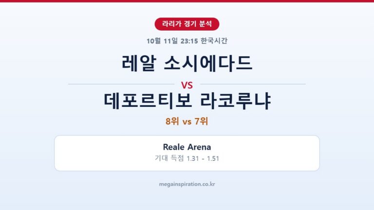 레알 소시에다드 vs 데포르티보 라코루냐 라리가 분석